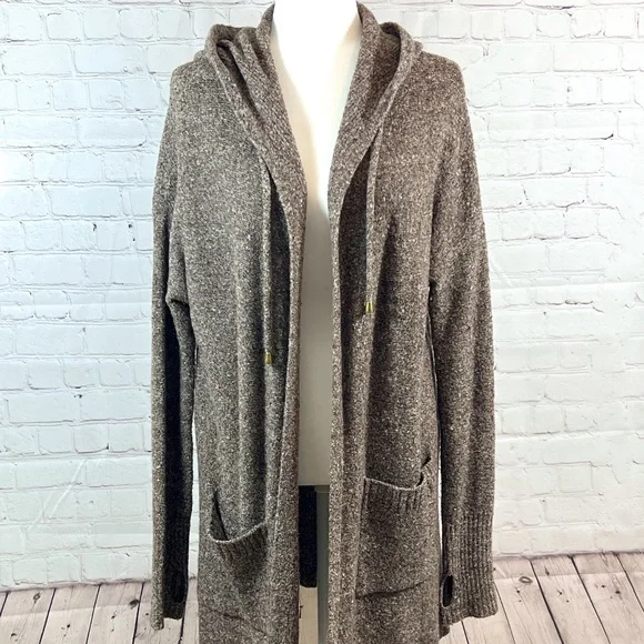 Brown Max Studio Long Cardigan Cardigan Max Studio Sweaters